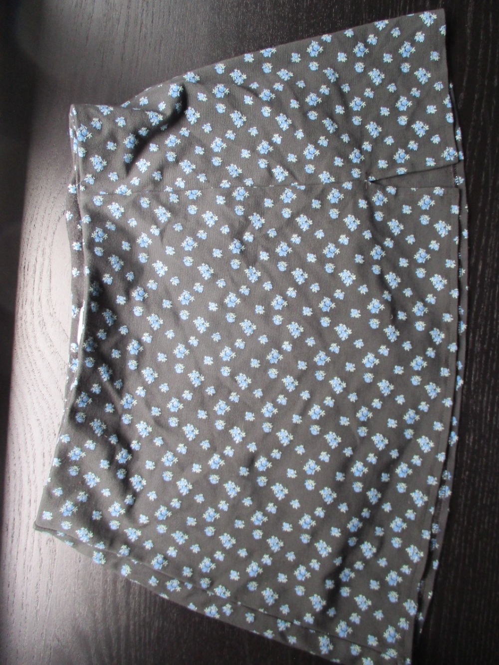 American Eagle Mini Skort with Blue Floral Print